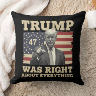 Coussin Trump avait raison sur tout USA Amérique