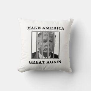 Coussin Trump derrière les barreaux