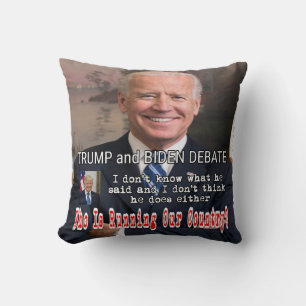 Coussin Trump et Biden