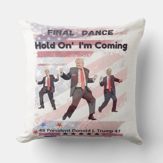 Coussin Trump Lance Pillow (Recto)