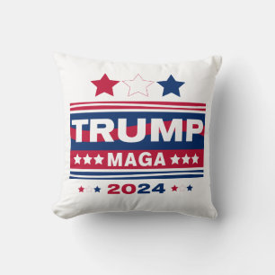 Coussin TRUMP~MAGA~2024 Pilote