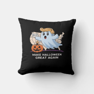 Coussin Trumpkin Funny Halloween Boo - Make Halloween Grea