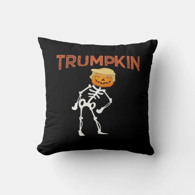 Coussin Trumpkin Halloween Funny Classic (Recto)