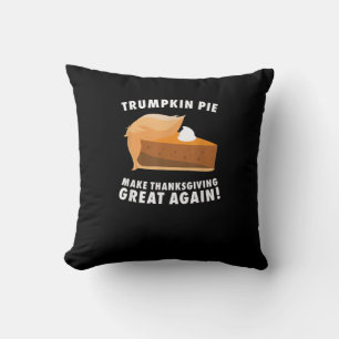 Coussin Trumpkin Pie Rendre Thanksgiving Grand Encore Drôl