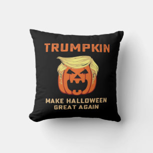 Coussin Trumpkin Rendre Halloween grand à nouveau - Pompe 