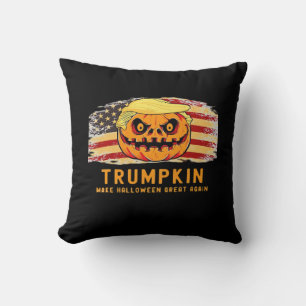 Coussin Trumpkin rendre Halloween grand encore Drapeau amé