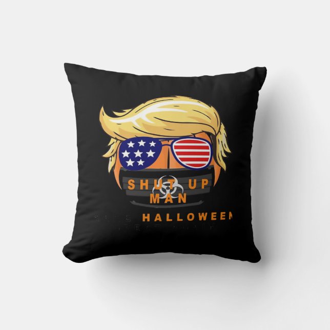 Coussin Trumpkin rendre l'Halloween grand à nouveau cadeau (Recto)
