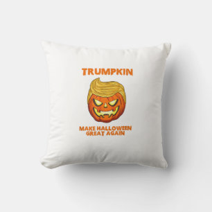 Coussin Trumpkin Usa Rendre Halloween super encore drôle