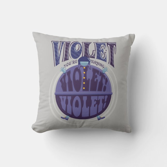 Coussin Tu deviens Violet, Violet ! (Recto)