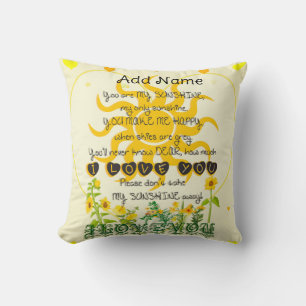 Coussin Tu Es Mon Soleil