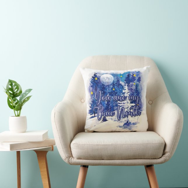 Coussin Tu Es Mon Vrai Nord (Chaise)