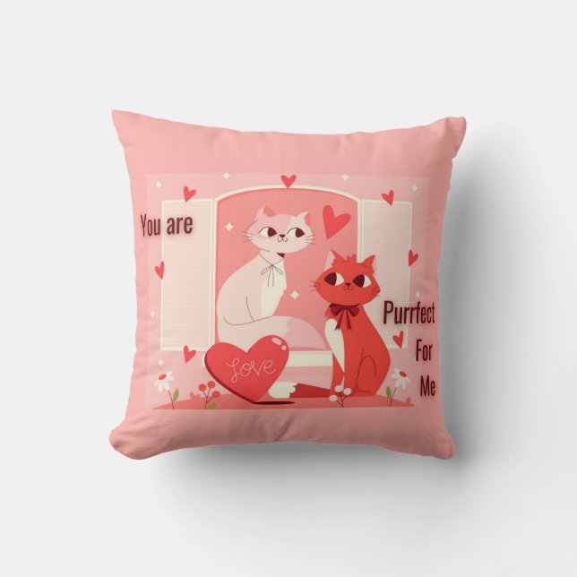 Coussin Tu es Purfect pour moi (Recto)