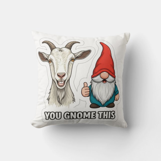 Coussin Tu Gnomes Ça (Recto)