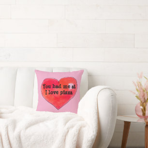 Coussin Tu m'as eu à I Love Pizza