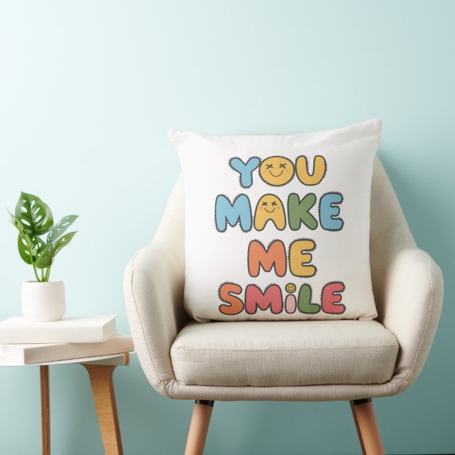 Coussin Tu Me Fais Sourire (Chaise)
