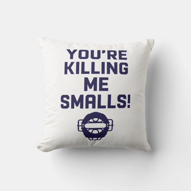 Coussin Tu me tues Smalls !  (Recto)