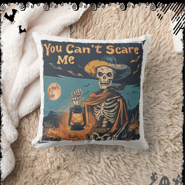 Coussin Tu ne peux pas m'effrayer | ExDesigner | Halloween (Créateur téléchargé)