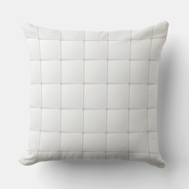 Coussin Tuile blanche (Recto)