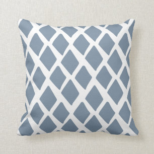 Coussin Tuile de diamant Motif bleu