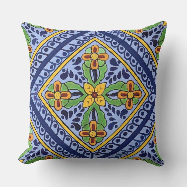 Coussin Tuile de Talavera (Recto)