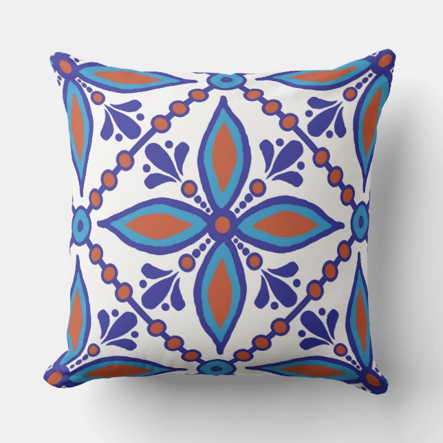 Coussin Tuile de Talavera (Recto)