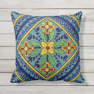 Coussin Tuile de Talavera