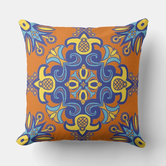 Coussin Tuile de Talavera (Recto)