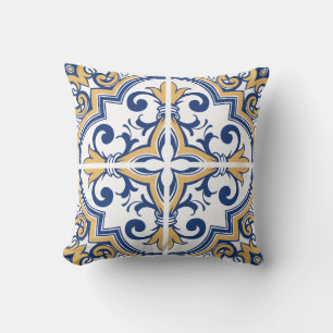 Coussin Tuiles portugaises 1
