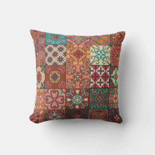 Coussin Tuiles portugaises : Talavera Style Azulejo.