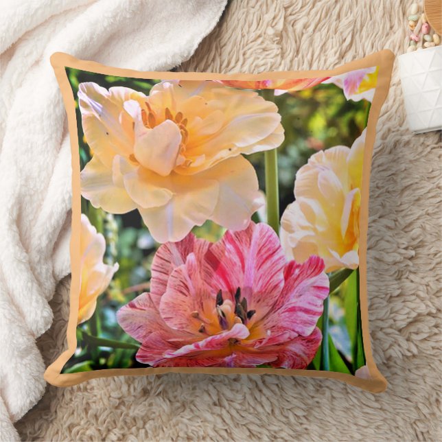 COUSSIN TULIP ET DAFFODIL FLORAL (Couverture)