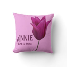 Tulip rose mignonne Annie nom personnalisable bébé