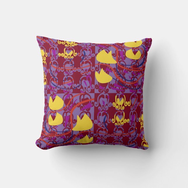 Coussin Tulipbulbs Cupflowers (Recto)