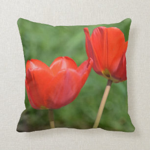 Coussin Tulipe de ressort naturel florale