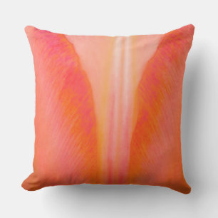 Coussin Tulipe orange