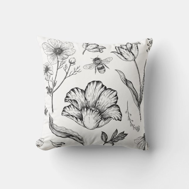 Coussin Tulipe - Poppy (Recto)
