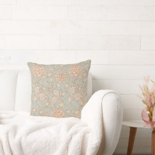 Coussin Tulipe sauvage de William Morris, design floral