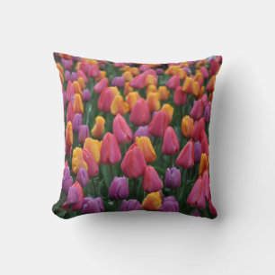 Coussin Tulipes à ressort colorées