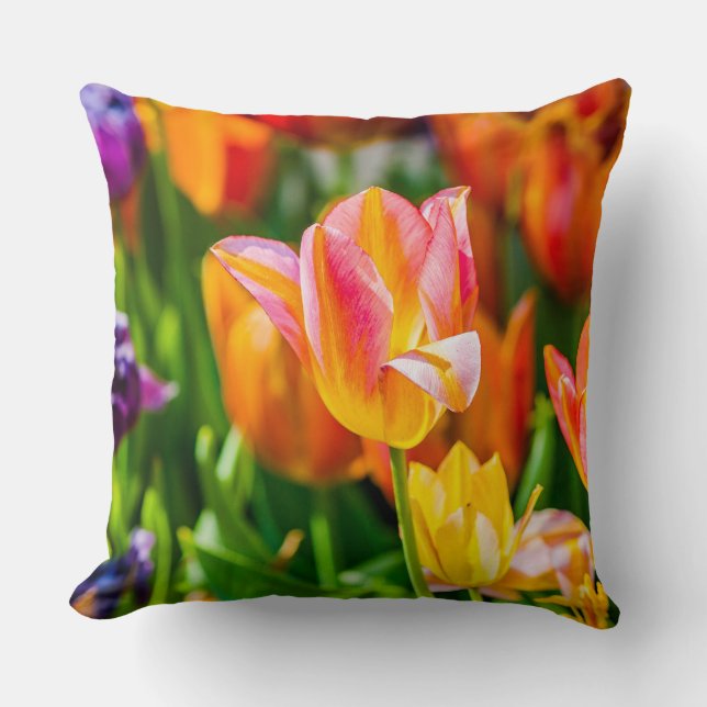 Coussin Tulipes Envoûtantes 17 (Recto)