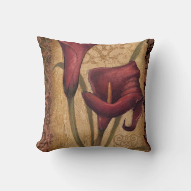 Coussin Tulipes rouges I (Recto)