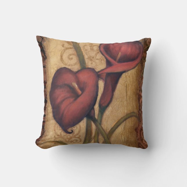 Coussin Tulipes rouges II (Recto)