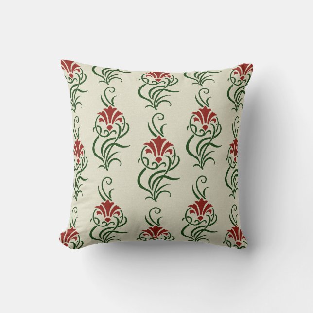 Coussin Tulipes Stylistiques (Recto)