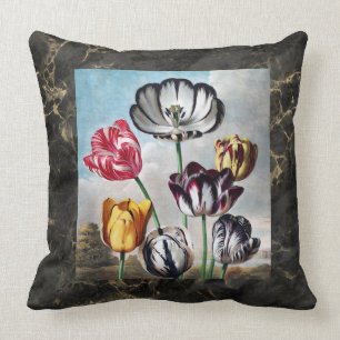 Coussin Tulipes vintages - Temple de Flora Botanique