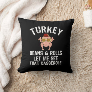 Coussin Turc Gravé Fèves Et Roulettes Laissez-Moi Voir Cet