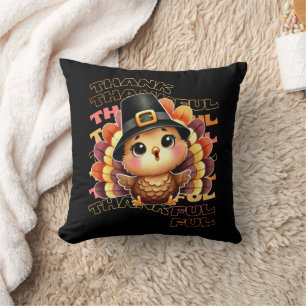 Coussin Turquie adorable - Drôle Thanksgiving
