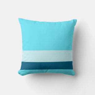 Coussin Turquoise avec lignes de diviseur + n'importe quel