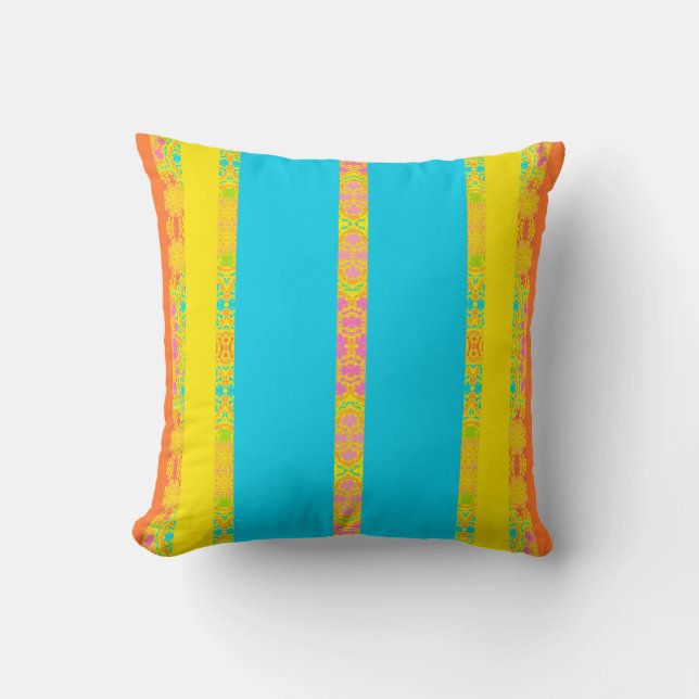 Coussin Turquoise Maharani (Recto)