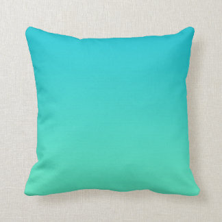 Coussin "Turquoise Ombre"
