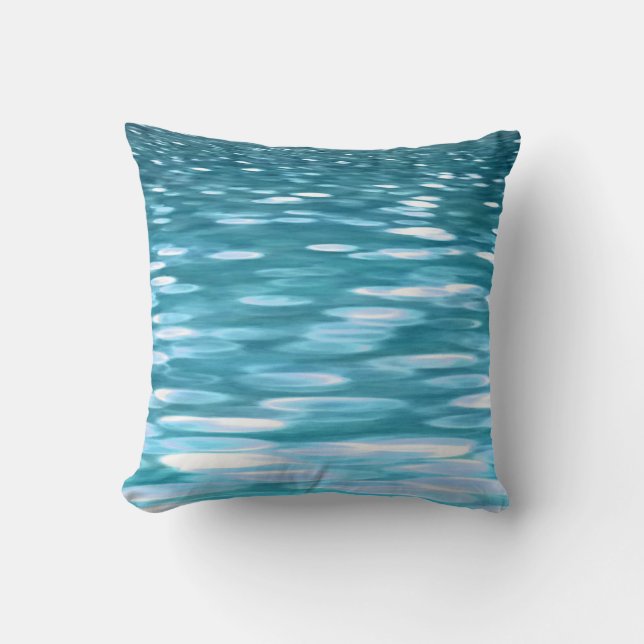 Coussin Turquoise shimmer (Recto)