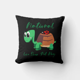 Coussin Turtle Lover   National Love Your Turtle
