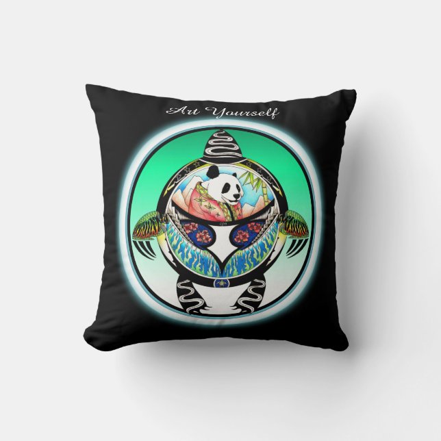Coussin Turtle Panda (Recto)